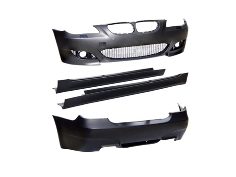 BMW 5 SERISI E60 IÇIN UYUMLU M5 GÖRÜNÜM BODY KIT (Ön - Arka Tampon -Marspiyel -Sis)